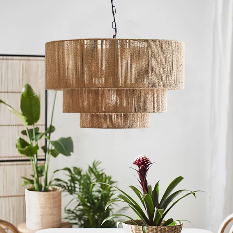 Maribel | Rattan Ceiling Lamp
