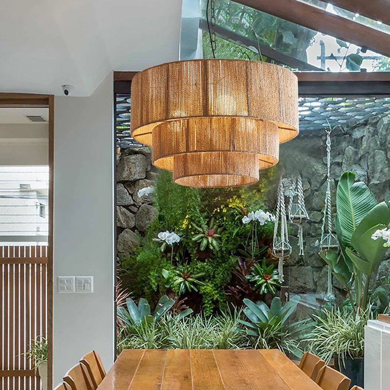 Maribel | Rattan Ceiling Lamp