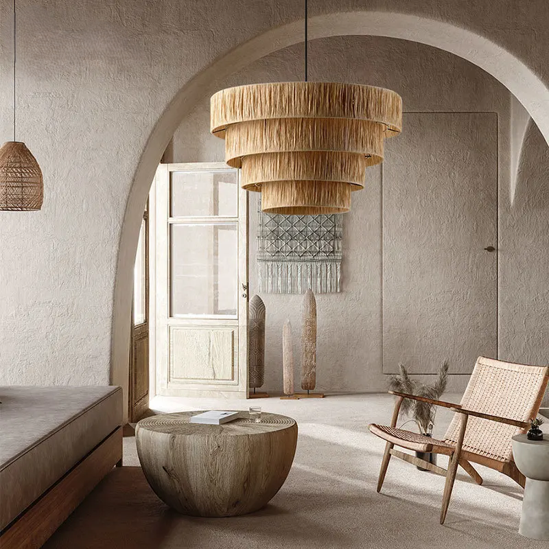 Maribel | Rattan Ceiling Lamp