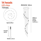 Solenne | Loft Spiral Ceiling Light